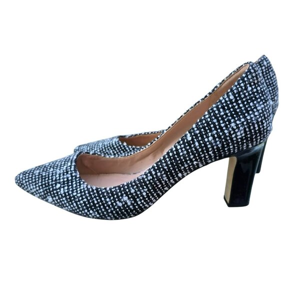 Cole Haan Grand 360 Womens Heels 9B Black & White Textured Fabric JJ4142 - Picture 8 of 9